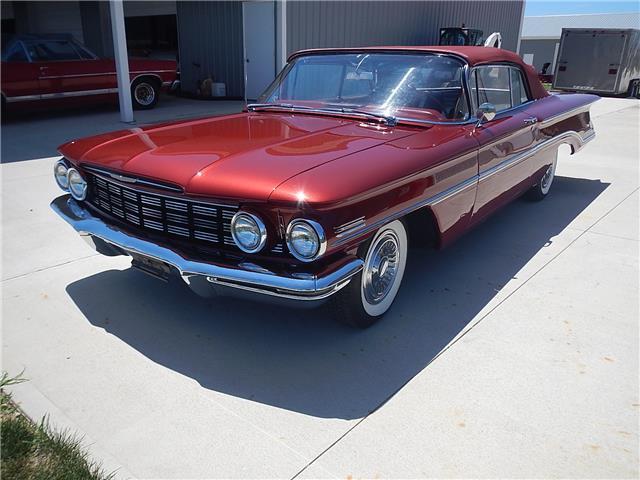 1960 MAROON Oldsmobile Ninety-Eight --