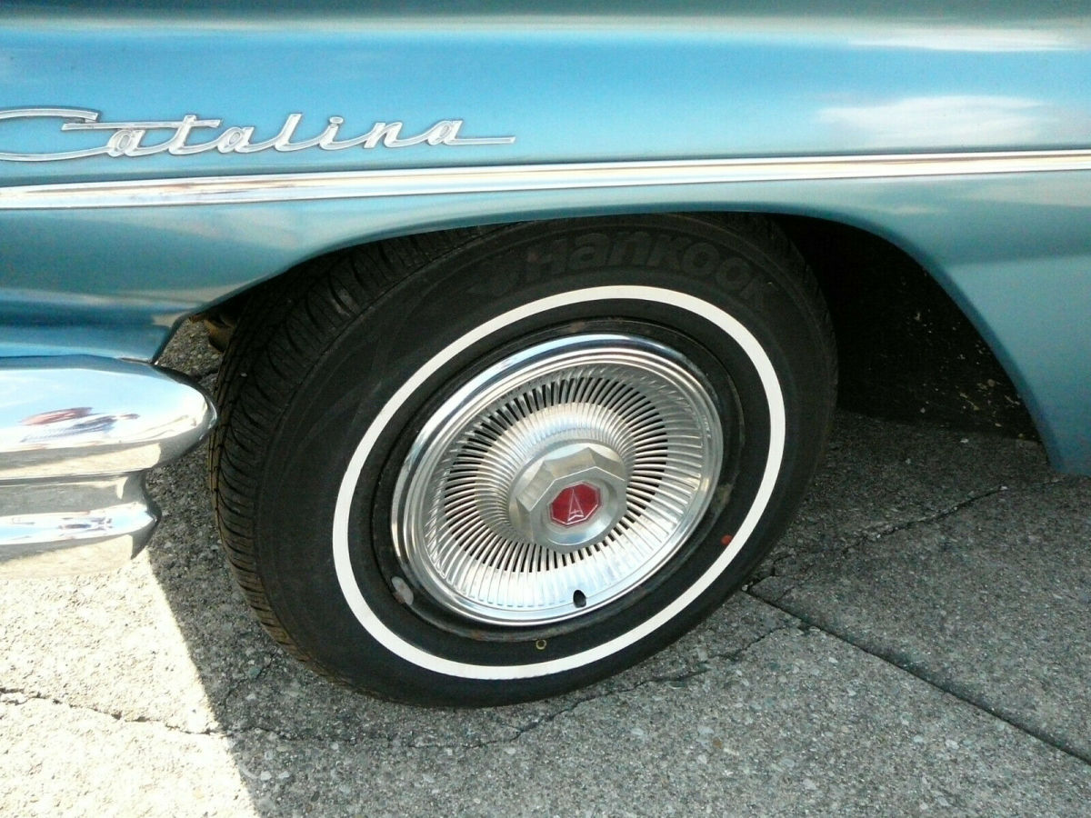 1960 Blue Pontiac Catalina Convertible