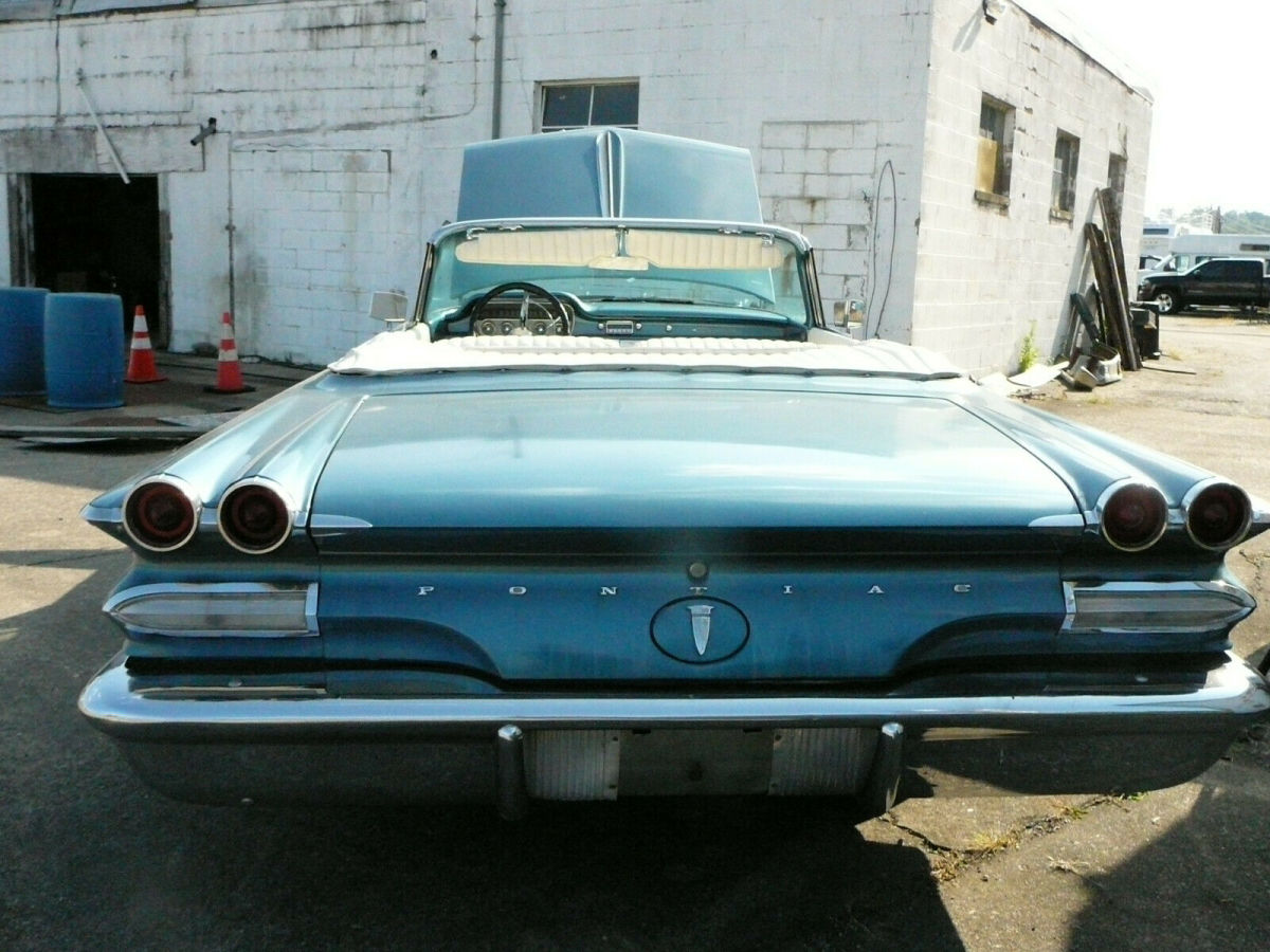 1960 Blue Pontiac Catalina Convertible