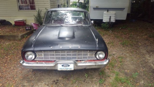 1960 Black Ford Ranchero Standard Cab Pickup