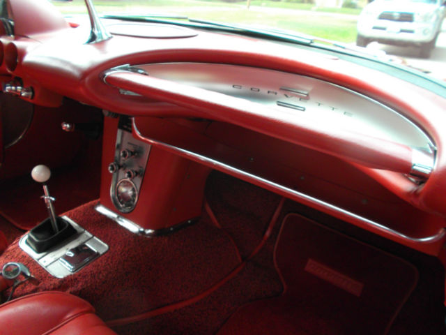 1960 Red/White Chevrolet Corvette Convertible