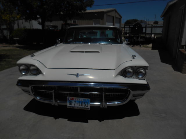 1960 White Ford Thunderbird Coupe