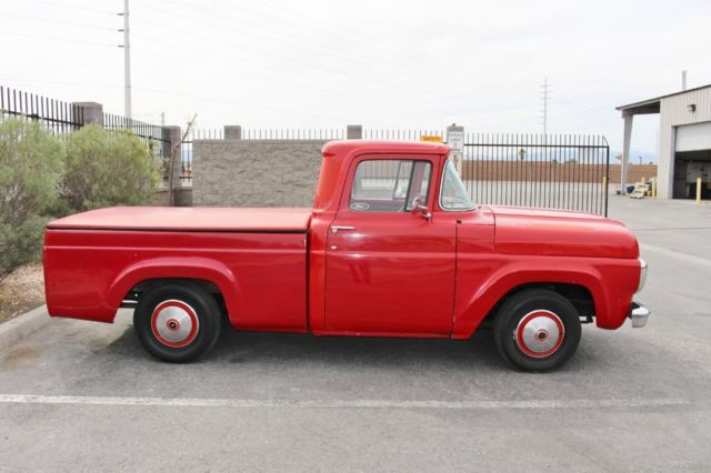 1960 White Ford F-100 Pickup Truck