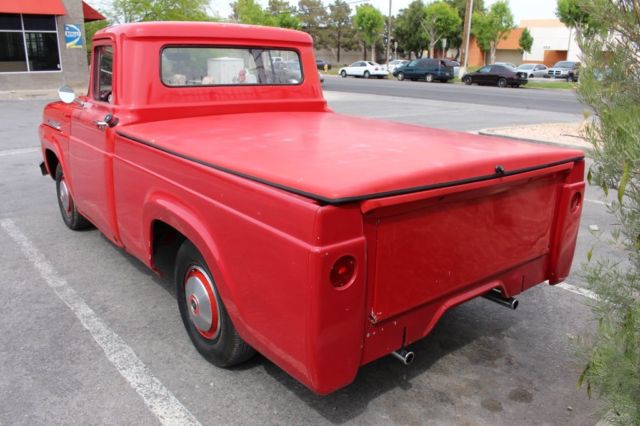 1960 White Ford F-100 Pickup Truck