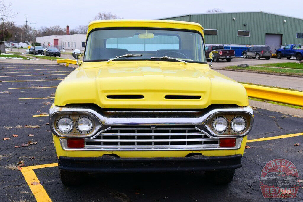 1960 Yellow Ford F-100 Pickup Truck
