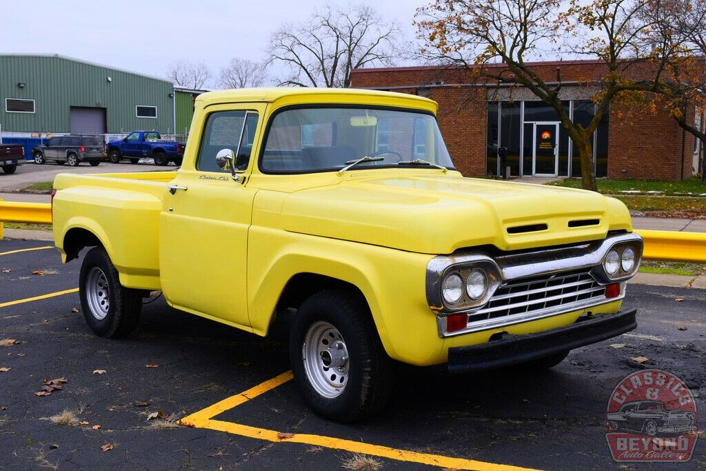 1960 Yellow Ford F-100 Pickup Truck