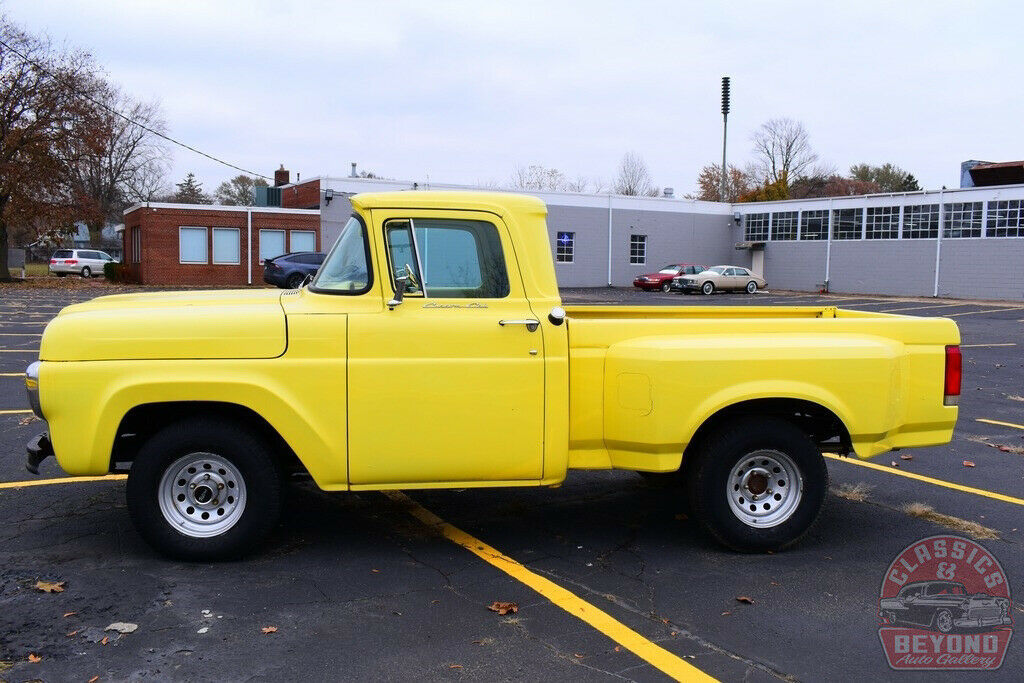 1960 Yellow Ford F-100 Pickup Truck