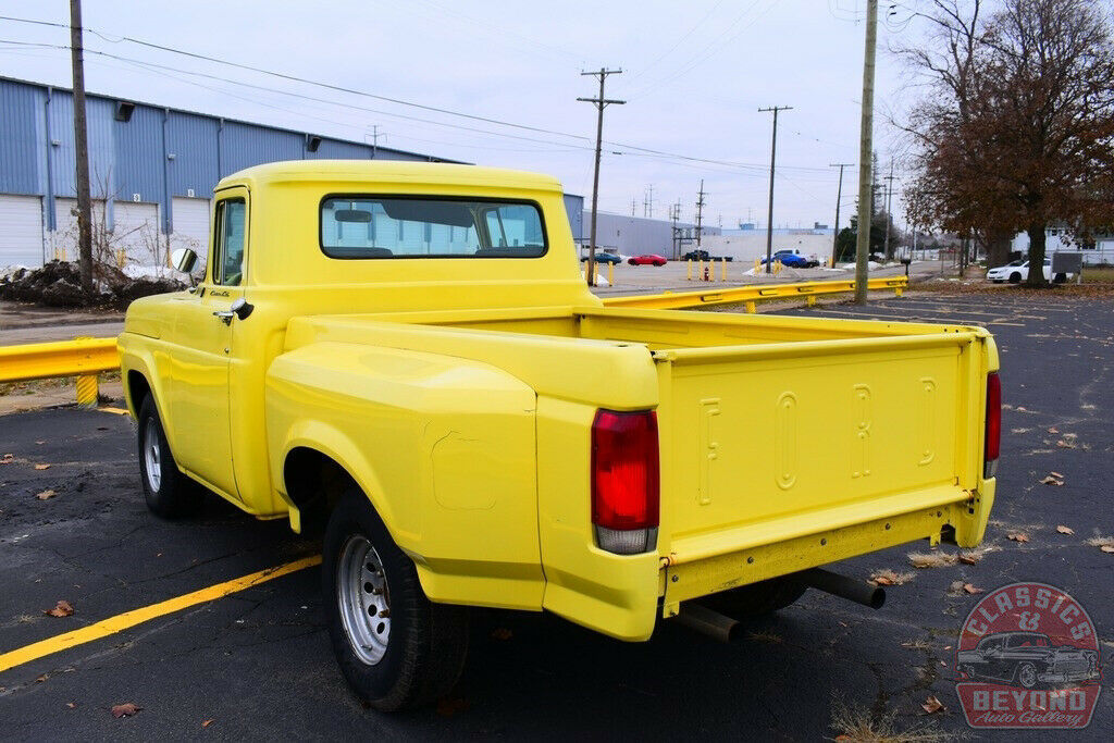 1960 Yellow Ford F-100 Pickup Truck