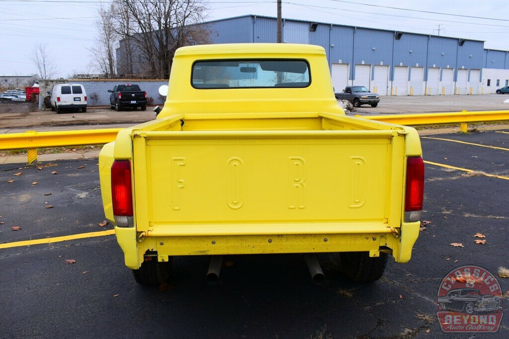 1960 Yellow Ford F-100 Pickup Truck