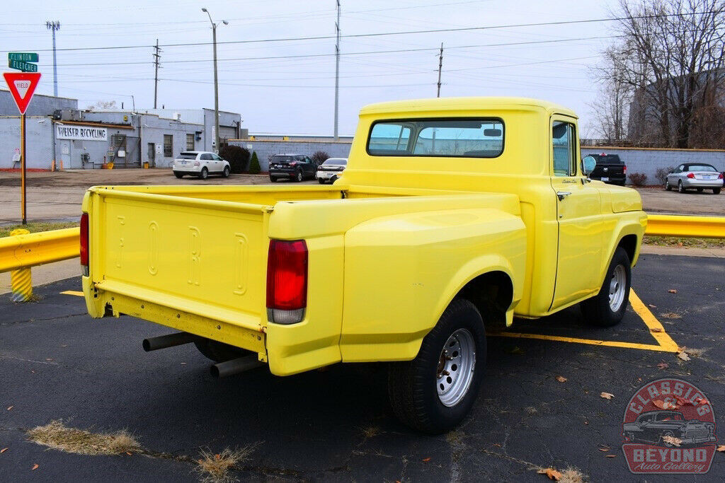 1960 Yellow Ford F-100 Pickup Truck