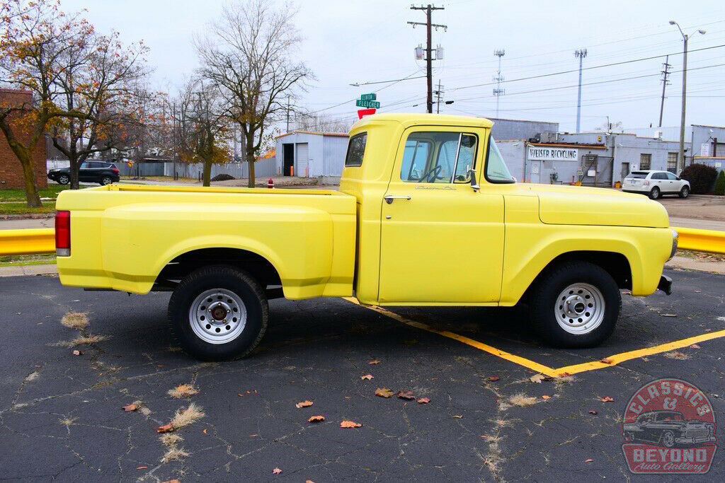 1960 Yellow Ford F-100 Pickup Truck