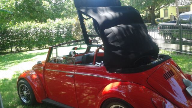 1960 Red Volkswagen Beetle - Classic Convertible