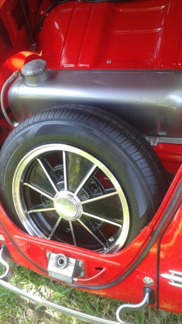 1960 Red Volkswagen Beetle - Classic Convertible