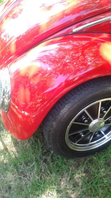 1960 Red Volkswagen Beetle - Classic Convertible