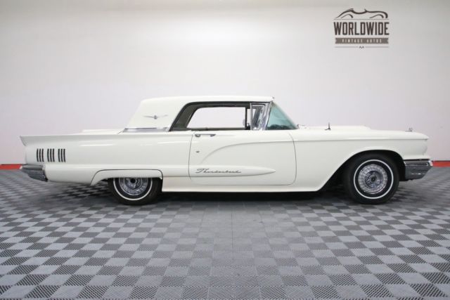 1960 White Ford Thunderbird
