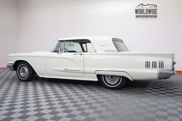 1960 White Ford Thunderbird