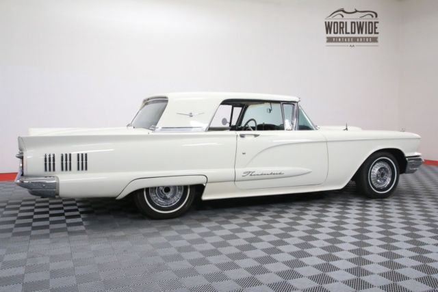 1960 White Ford Thunderbird