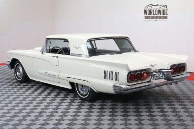1960 White Ford Thunderbird