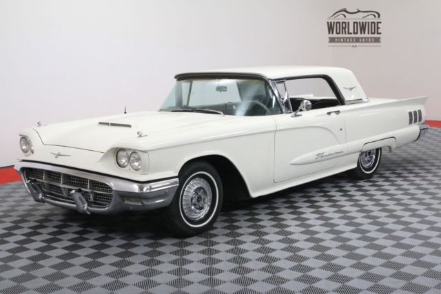 1960 White Ford Thunderbird