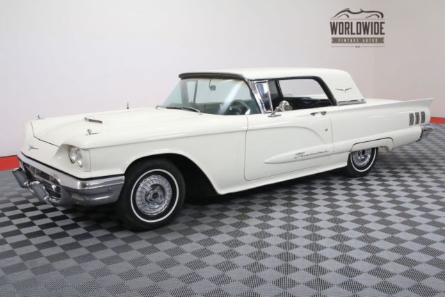 1960 White Ford Thunderbird