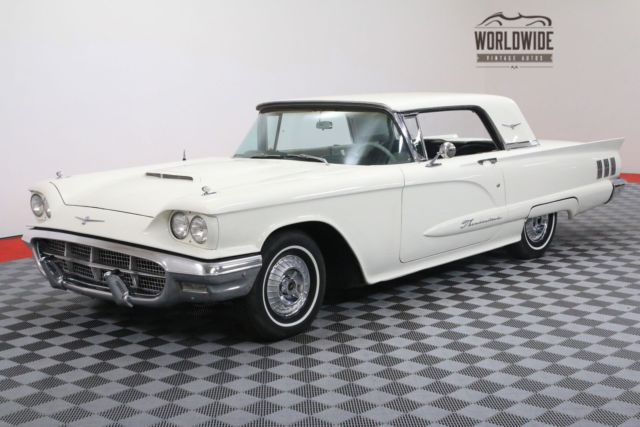 1960 White Ford Thunderbird