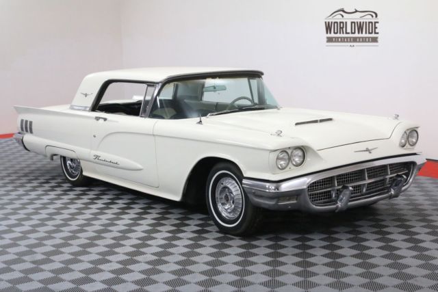 1960 White Ford Thunderbird