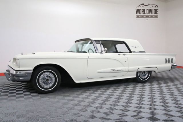 1960 White Ford Thunderbird