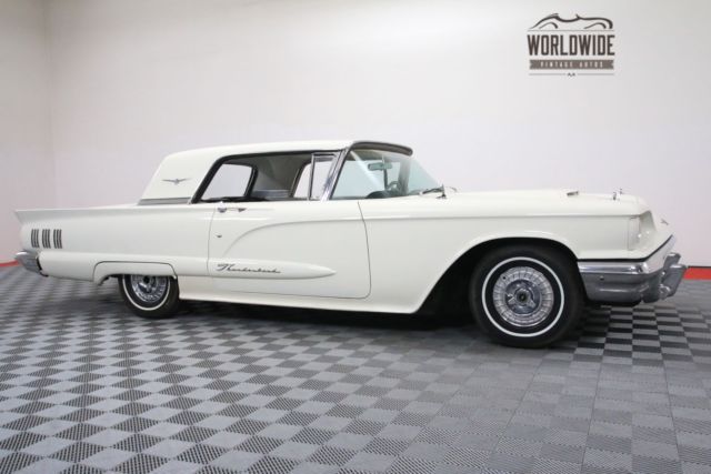 1960 White Ford Thunderbird