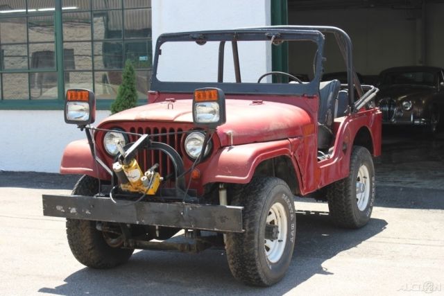 1960 Red Willys 439 SUV