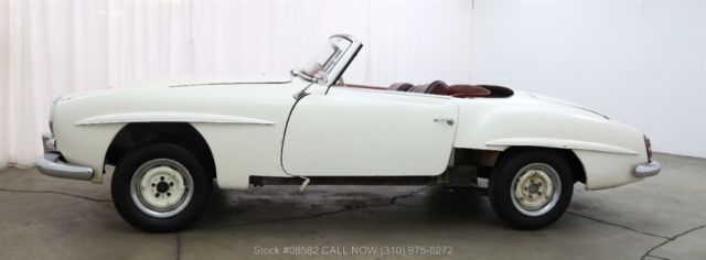 1960 White Mercedes-Benz 190-Series