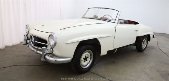 1960 White Mercedes-Benz 190-Series