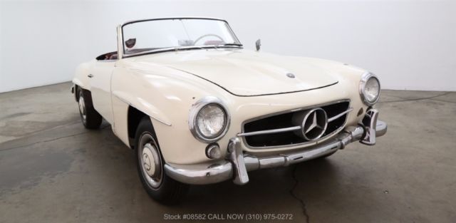1960 White Mercedes-Benz 190-Series