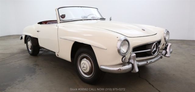 1960 White Mercedes-Benz 190-Series