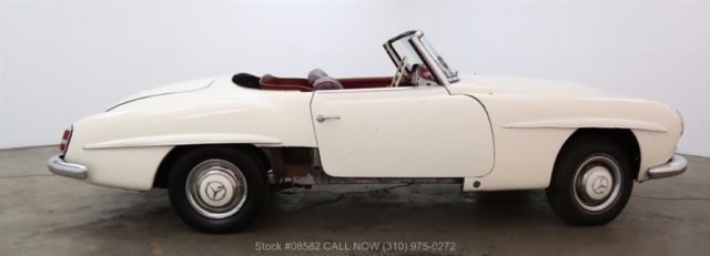 1960 White Mercedes-Benz 190-Series