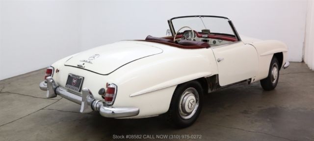 1960 White Mercedes-Benz 190-Series