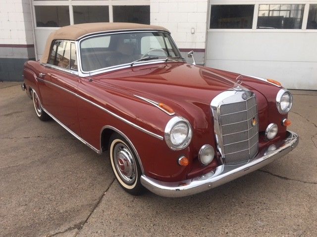 1961 light red Mercedes-Benz 220SE