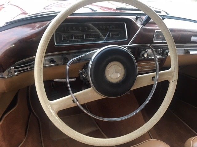 1961 light red Mercedes-Benz 220SE