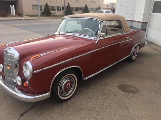 1961 light red Mercedes-Benz 220SE