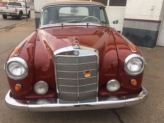 1961 light red Mercedes-Benz 220SE