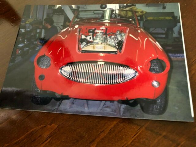 1961 Red Austin Healey 3000 Convertible