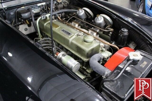 1961 Black Austin Healey 3000 2 Dr Roadster