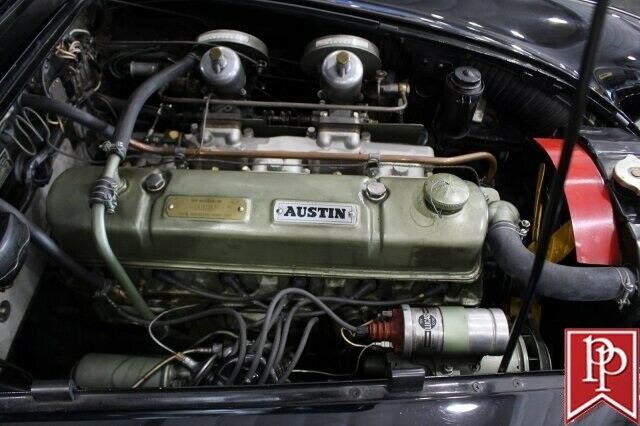 1961 Black Austin Healey 3000 2 Dr Roadster