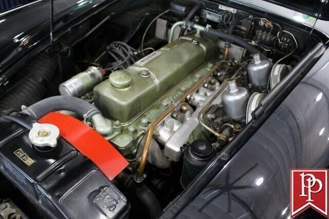 1961 Black Austin Healey 3000 2 Dr Roadster