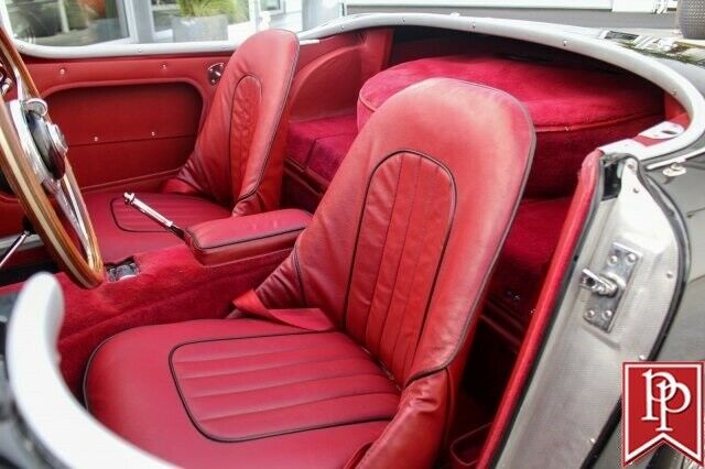 1961 Black Austin Healey 3000 2 Dr Roadster