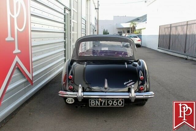 1961 Black Austin Healey 3000 2 Dr Roadster