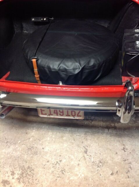 1961 Red Austin Healey 3000 Convertible