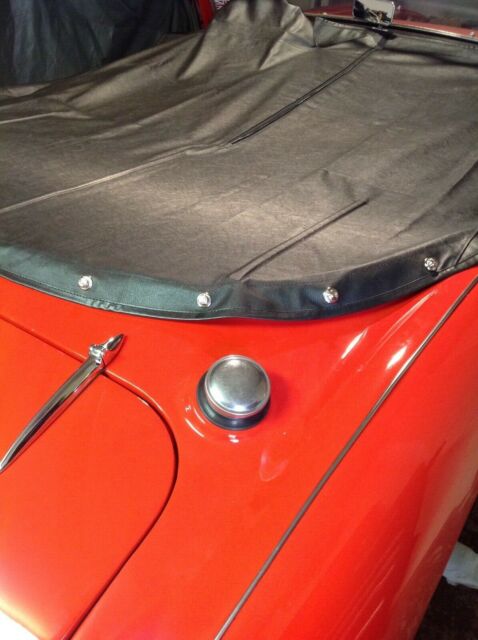 1961 Red Austin Healey 3000 Convertible