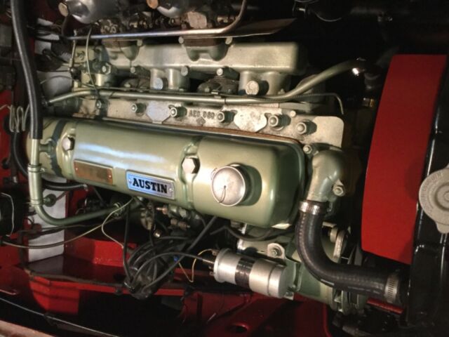 1961 Red Austin Healey 3000 Convertible