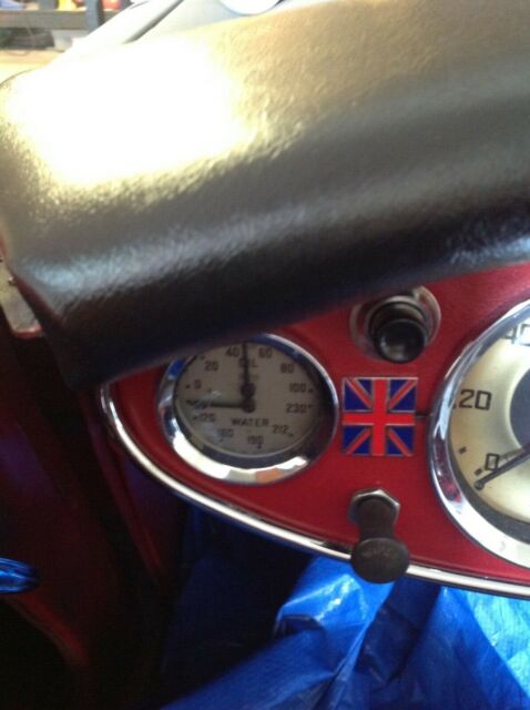 1961 Red Austin Healey 3000 Convertible