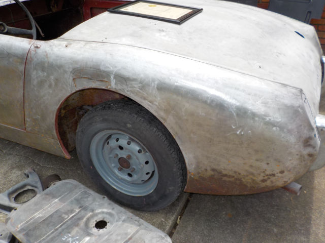 1961 Red Austin Healey Sprite Convertible